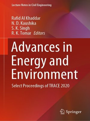 cover image of Advances in Energy and Environment